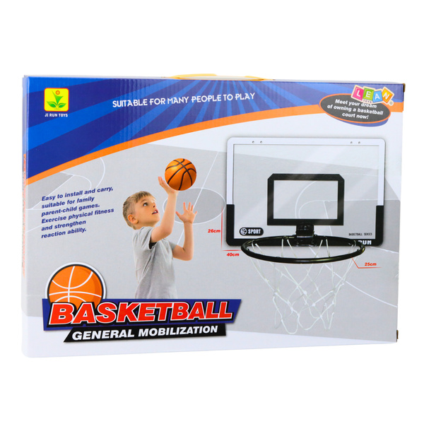 Basketball Set Backboard Shield Hoop Ball Pump