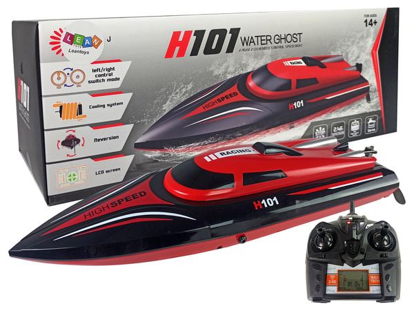 Remote Controlled Powerboat H101 Red 1:48 2.4G 35 km/h