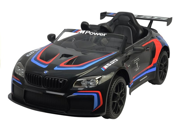 Kinderfahrzeug BMW M6 GT3 Schwarz Elektroauto Fahrzeug