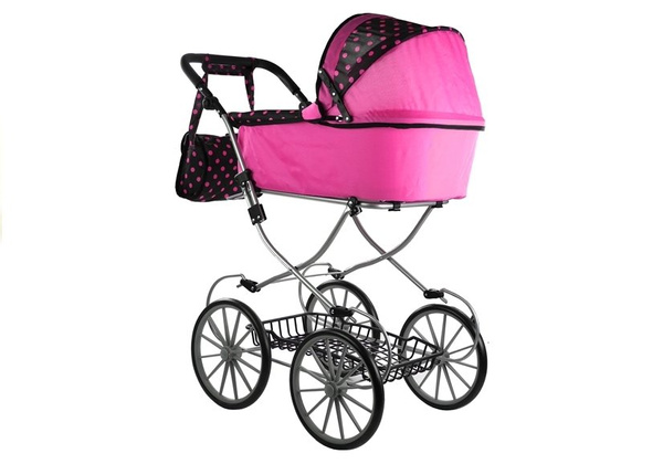 Retro Dolls Buggy Alice - XL Pink with Black