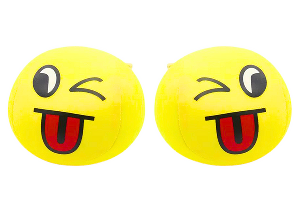 Weicher Ball Emoji Smiley Ball Gelb 9cm