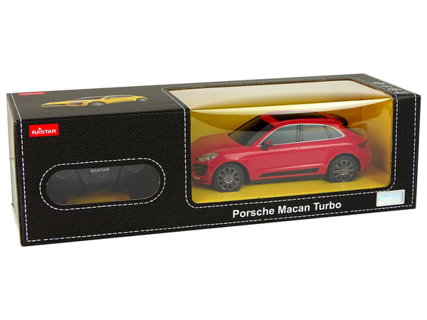 Car R/C Porsche Macan Turbo 1:24 Rastar Red