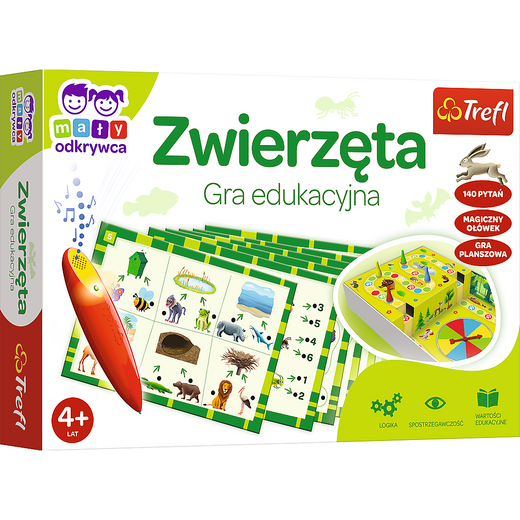 Kinderspiel Tiere Zauberstift Trefl 02111