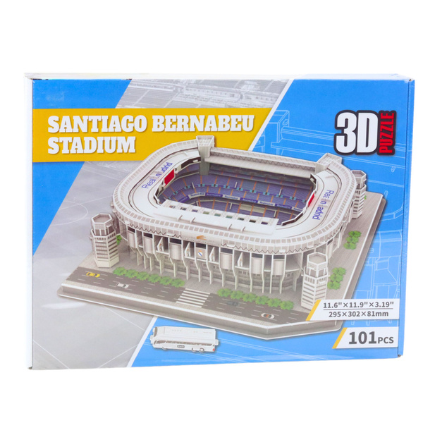 3D-Puzzle Santiago Bernabeu Fußballstadion Real Madrid 101 Teile