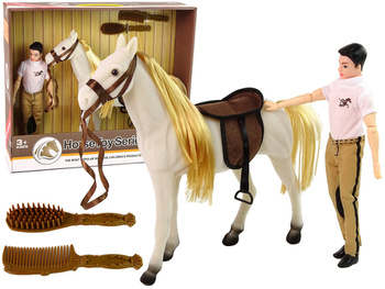 White Horse Doll Figures Accessories