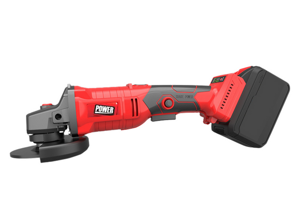 DIY Grinder Red Battery-Powered Disc