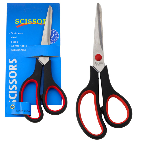 Large Office Scissors for Schools, Universal, Non-slip, 19.5cm