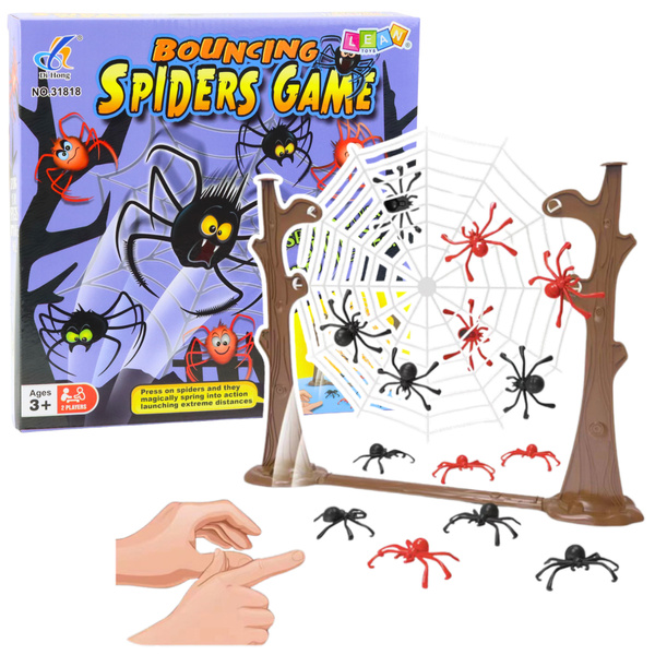 Family Arcade Game Jumping Spiders Web
