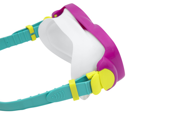 Tauchset Maske, Schnorchel, Flossen Pink Bestway 25019