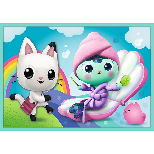 Puzzle - 10w1 - W świecie Gabi - Koci Domek Gabi - Trefl 96003