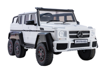 Battery Car Mercedes G63 6x4 24V White