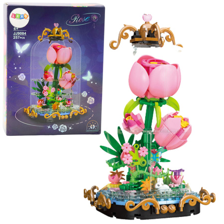 Construction Blocks Eternal Rose in the Dome Composition 257 pcs.