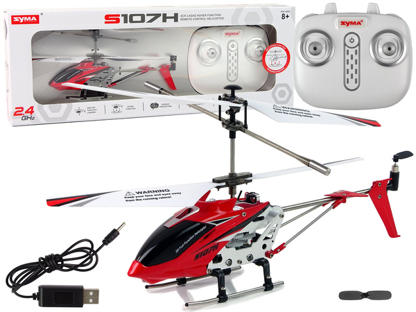 SYMA S107H Ferngesteuerter Hubschrauber 2.4G Rot