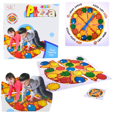 Active Family Skill Game Pizza Mat Randomizer