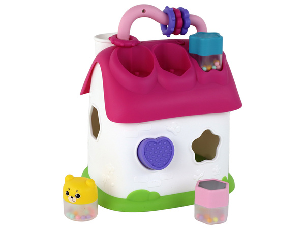 Sorter House Interaktives rosa Lernpuzzle