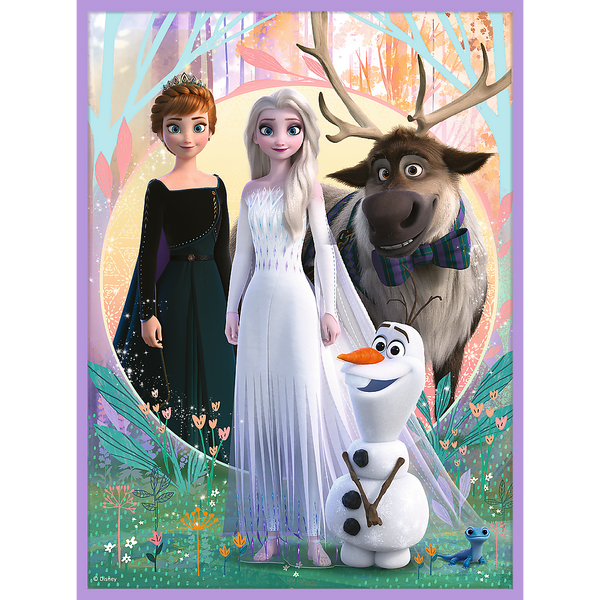 Puzzle - 2in1+memos Princesses in their land - Disney Frozen 2 93335