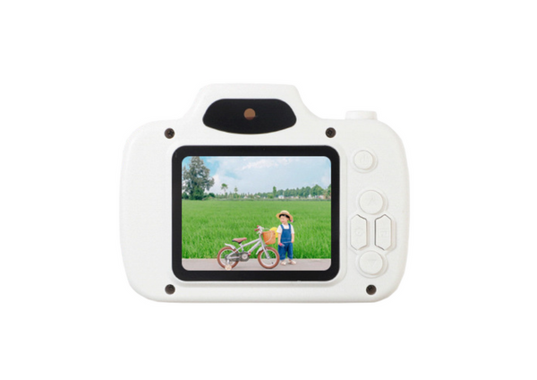 Camera For Kids Photos Recording Games Memory Card 64GB White