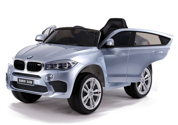 BMW X6 Silver Painting - Electric Ride On Car