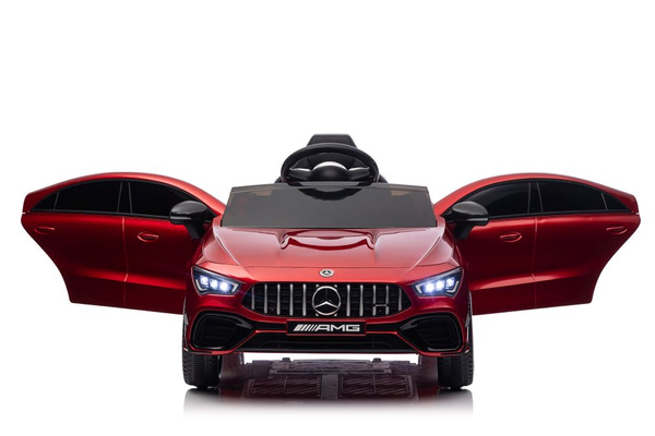 Battery-powered car Mercedes CLA 45s AMG Red Painted 4x4 Size of the package: