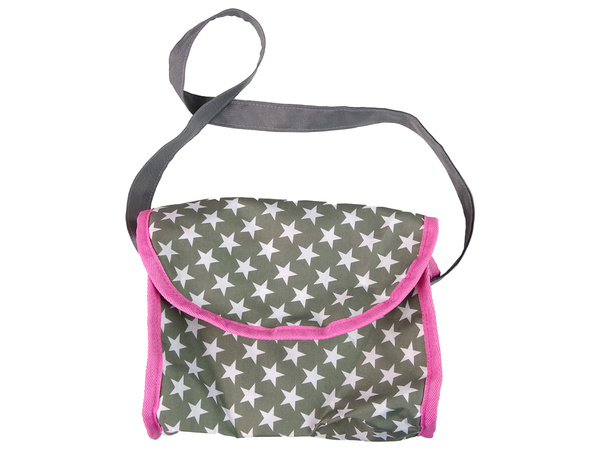 Baby Doll Stroller 2-in-1 Carrycot Bag Pink Stars