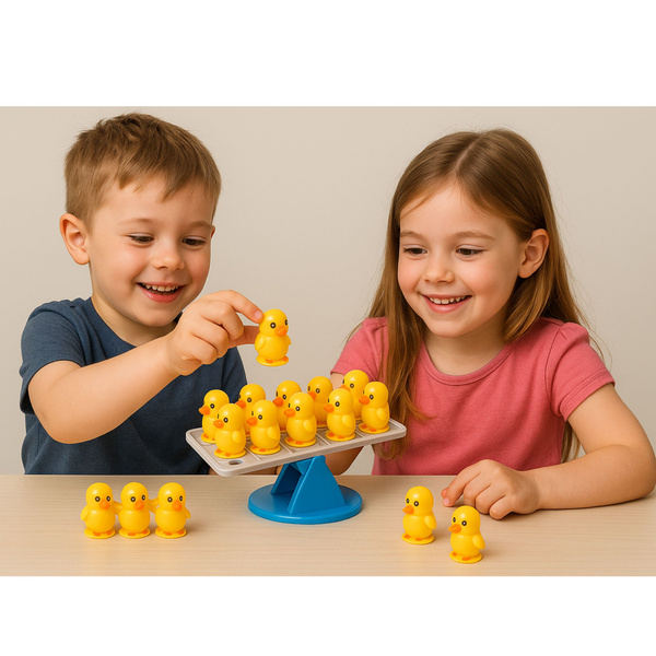 Lernspiel für Kinder: Entenküken balancieren