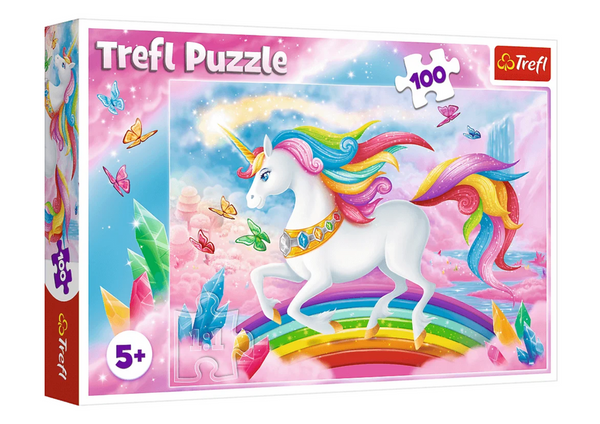 Trefl 16364 Crystal World of Unicorns Puzzle