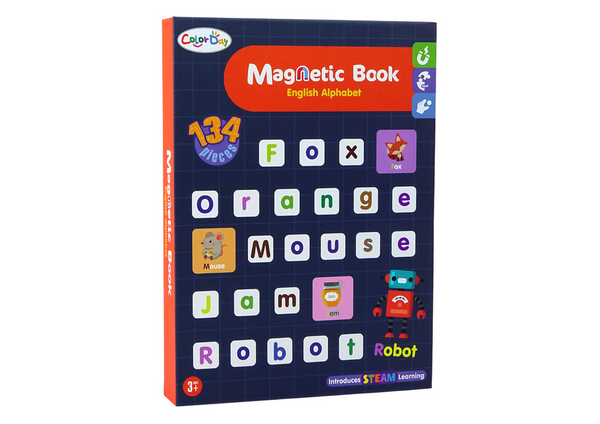 Magnetisches Puzzle Buch Englisch Alphabet Bilder