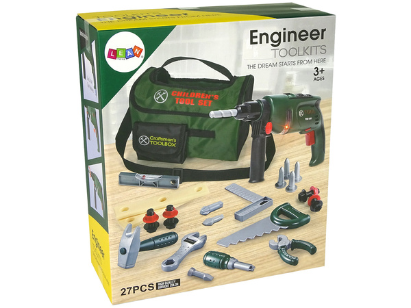 DIY Set in Bag Drill Hammer Saw Wrench