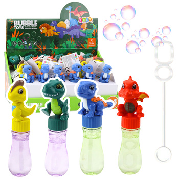 Soap Bubbles Dinosaur Movable Figurine Colorful 14cm Mix