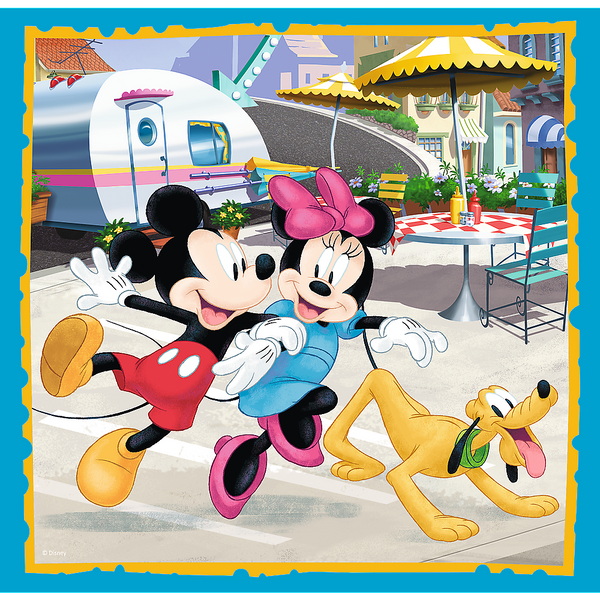 Puzzle - "3in1" - Mickey Mouse mit Freunden Trefl 34846