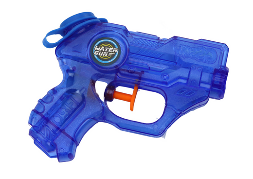 Mini Water Gun Handy, green, blue, range 7-8 m