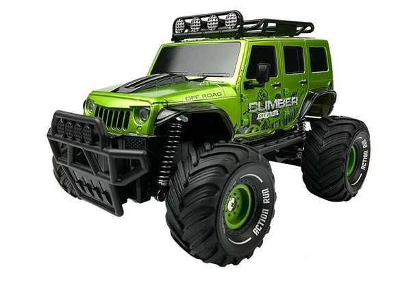Remote controlled Car Off-road Jeep R/C Green