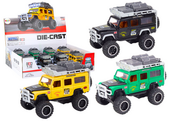 Guard Off-Road Car 1:32 Metal Drive Lights Sounds