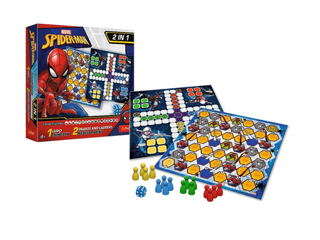 Spiel 2in1 Chinese Man / Schlangen und Leitern - Spider-Man Trefl 02419