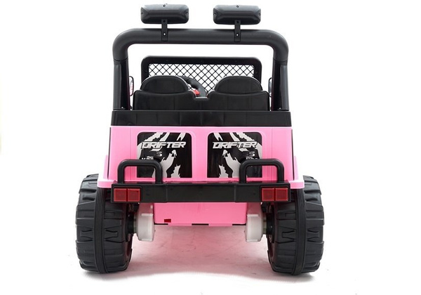 Kinderfahrzeug Jeep Raptor S618 EVA Rosa Auto EVA-Reifen Frontscheinwerfer Auto