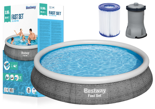 Erweiterung Garten Pool 396 x 84 cm Bestway 57376