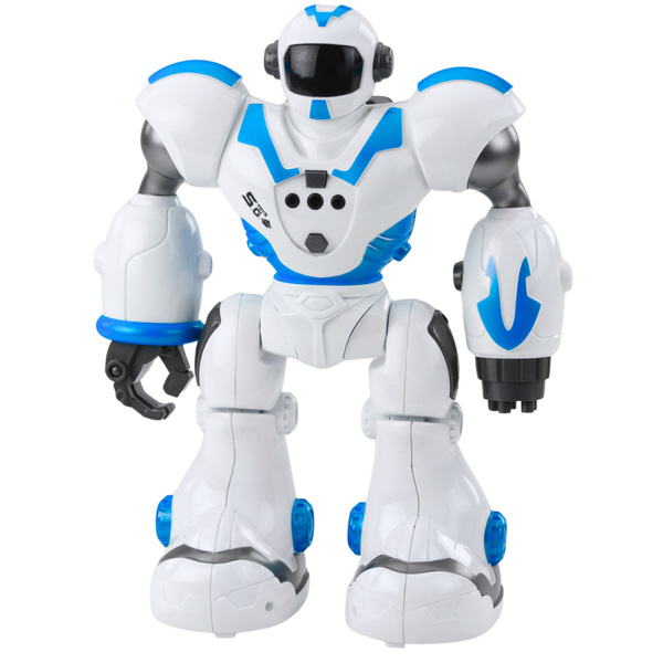 Interactive Remote Controlled Robot RC 16 Functions Lights Sounds Blue