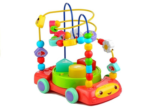 Motorikschleife 3in1 Auto Motorikspiel Spielzeug für Babys