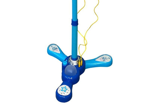 Microphone Karaoke Set Blue Tripod