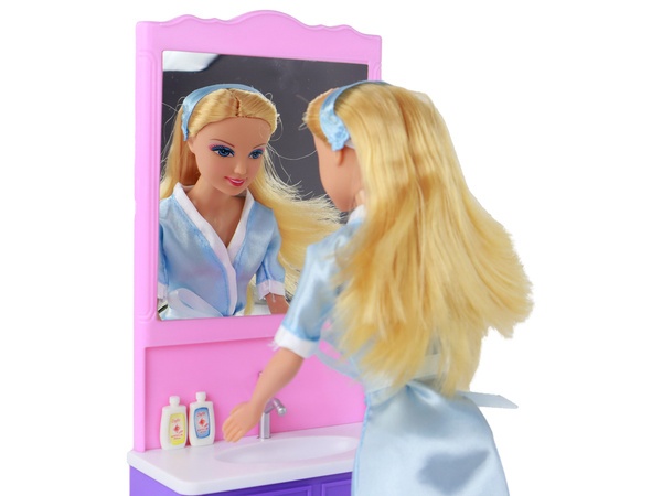 Children's Doll Bathrobe Toilet Bathtub Bathroom