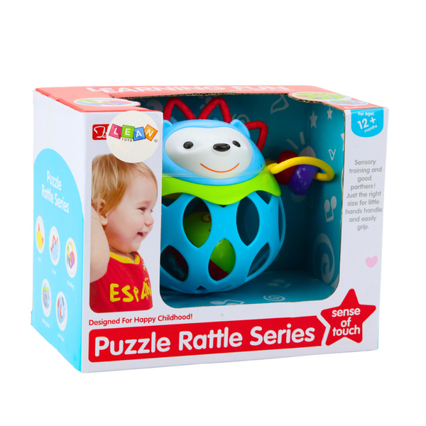 Softball Igelball mit Rassel Sensorisches Spielzeug Blau