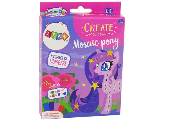 DIY Coloured Mosaic Pony Peeling Set