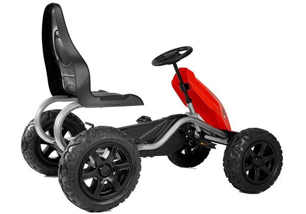 Gokart B012 Inflatable Tires Red