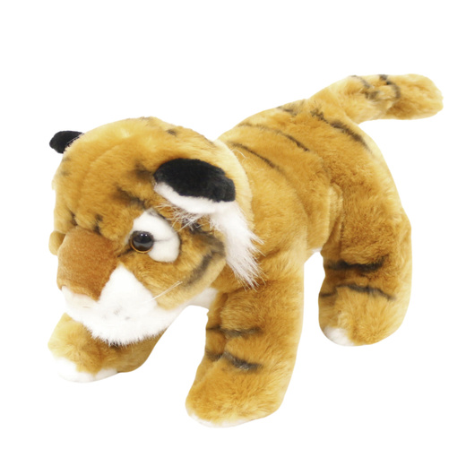 Plüsch Maskottchen Kuscheltier Tiger Katze Braun 25cm