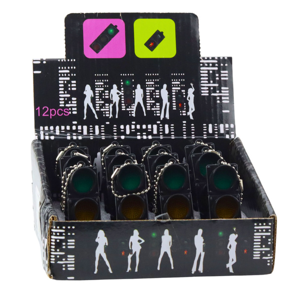 Blinkende Ampel-Schlüsselanhänger