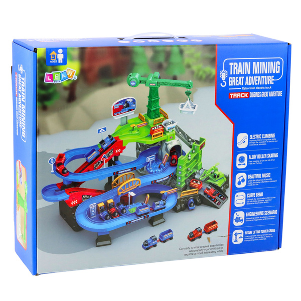 Interactive Set Mining Railway Track Freight Trains Mine Track