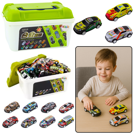 Set of springs in a suitcase, 30 pcs. Cars