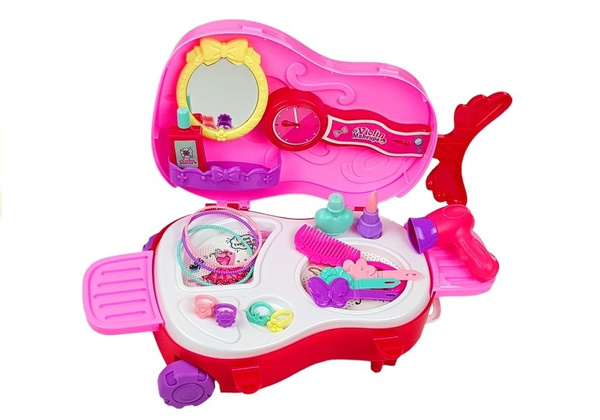 Portable Dressing Table in a Violin case with mirror