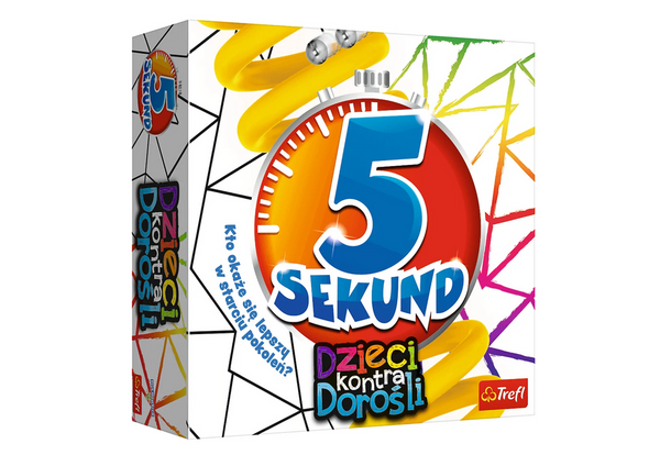 Board Game 5 Seconds Kids vs Adults Trefl 02120