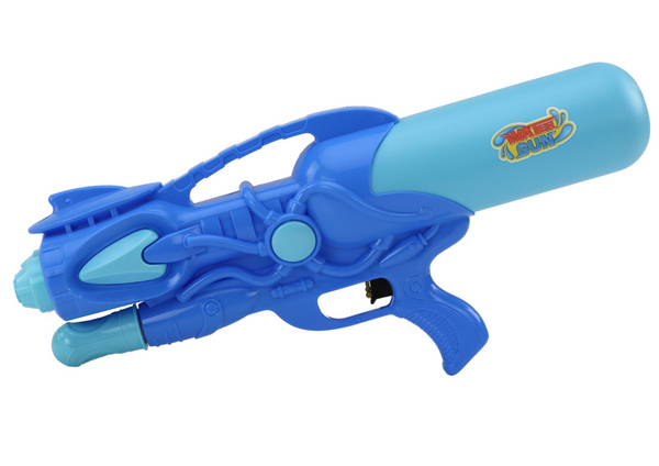 Wasserpistole, große Pumppumpe, blau, 1100 ml